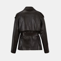 K14630 KADIN DERİ CEKET