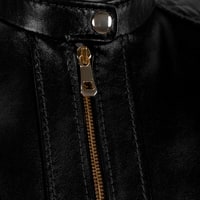 K15005 KADIN DERİ CEKET-E