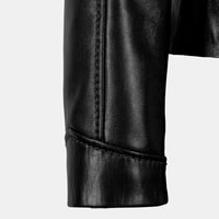 K15005 KADIN DERİ CEKET-E