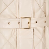 K15010 KADIN DERİ KABAN