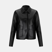 K15022 KADIN DERİ CEKET