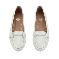 Kadın Açık Yeşil Deri Babet