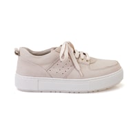 Kadın Bej Deri Spor Ayakkabı