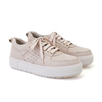 Kadın Bej Deri Spor Ayakkabı