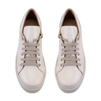 Kadın Bej Deri Spor Ayakkabı