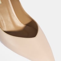 Kadın Bej Topuklu Klasik Ayakkabı