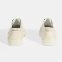 Kadın Beyaz Deri Bağcıklı Spor Ayakkabı