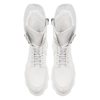 Kadın Beyaz Deri Bot