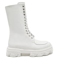 Kadın Beyaz Deri Bot