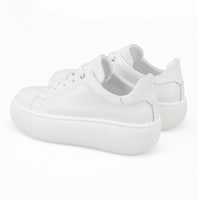 Kadın Beyaz Deri Günlük Ayakkabı