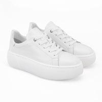 Kadın Beyaz Deri Günlük Ayakkabı