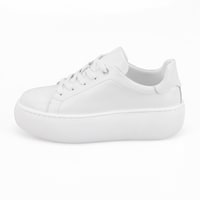 Kadın Beyaz Deri Günlük Ayakkabı