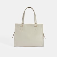 Kadın Beyaz Deri Omuz Çantası