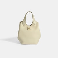 Kadın Beyaz Deri Omuz Çantası