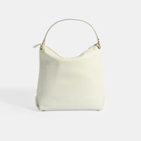 Kadın Beyaz Deri Omuz Çantası