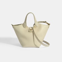 Kadın Beyaz Deri Omuz Çantası