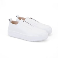 Kadın Beyaz Deri Spor Ayakkabı