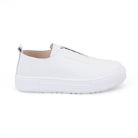 Kadın Beyaz Deri Spor Ayakkabı