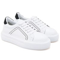 Kadın Beyaz Deri Spor Ayakkabı