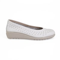 Kadın Beyaz DesaComfort Deri Babet