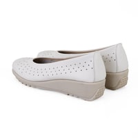 Kadın Beyaz DesaComfort Deri Babet