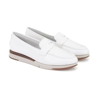 Kadın Beyaz DesaComfort Deri Günlük Ayakkabı