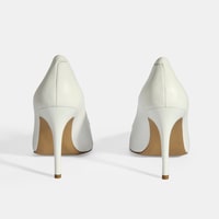 Kadın Beyaz Napa Deri Stiletto