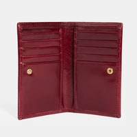 Kadın Bordo Deri Cüzdan