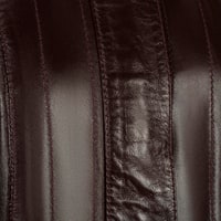 Kadın Bordo Kapüşonlu Deri Mont