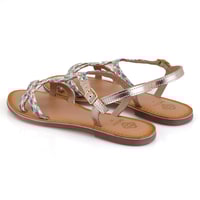 Kadın Çok Renkli Hasır Örgülü Terlik