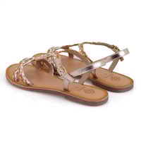 Kadın Çok Renkli Hasır Örgülü Terlik