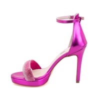 Kadın Fuşya Topuklu Abiye Sandalet