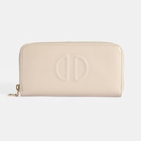 Kadın Gri Deri Cüzdan