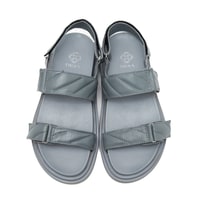 Kadın Gri Deri Sandalet