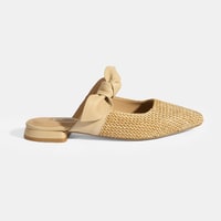 Kadın Hasır Fiyonklu Terlik