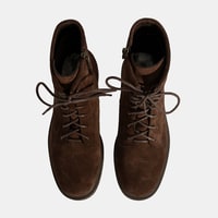 Kadın Kahve Bağcık Detaylı Süet Bot