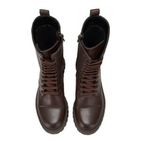 Kadın Kahve Deri Bot