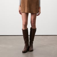 Kadın Kahve Deri Çizme