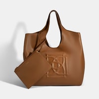 Kadın Kahve Deri Hobo Çanta