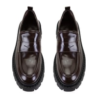 Kadın Kahve Deri Loafer