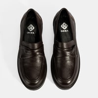 Kadın Kahve Deri Loafer