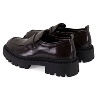 Kadın Kahve Deri Loafer