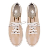 Kadın Kahve Deri Spor Ayakkabı