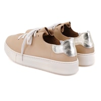 Kadın Kahve Deri Spor Ayakkabı