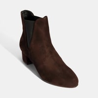 Kadın Kahve DesaComfort Lastikli Süet Chelsea Bot