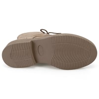 Kadın Kahve Fermuarlı Süet Deri Bot