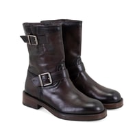 Kadın Kahve Kemer Aksesuarlı Kadın Bot