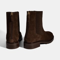 Kadın Kahve Lastikli Süet Chelsea Bot