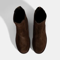 Kadın Kahve Lastikli Süet Chelsea Bot