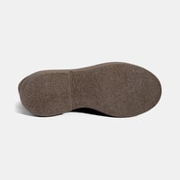 Kadın Kahve Metal Toka Detaylı Süet Loafer